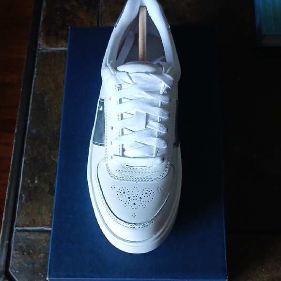 Cole Haan Men's White and Metallic Sneakers - Picture 3 of 5
